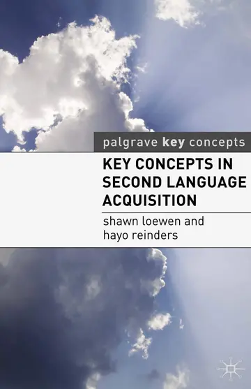 Cover of Key Concepts in Second Language Acquisition