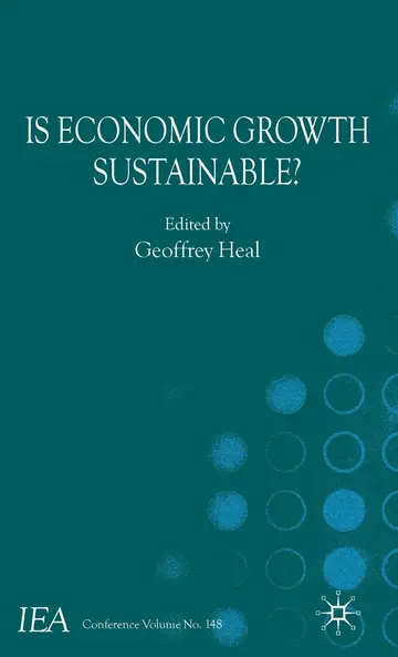 Cover of Is Economic Growth Sustainable?