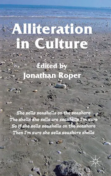 Cover of Alliteration in Culture