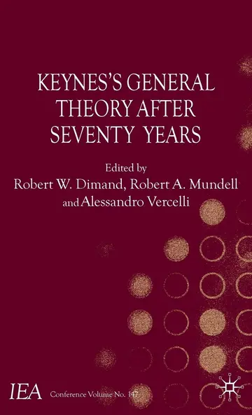 Cover of Keynes's General Theory After Seventy Years