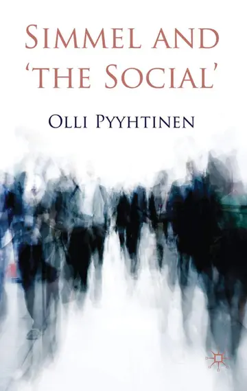 Cover of Simmel and 'the Social'