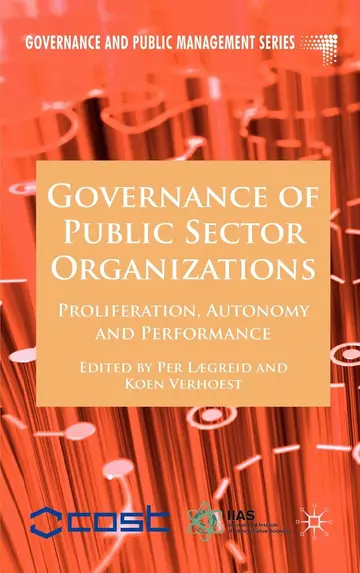 Cover of Governance of Public Sector Organizations