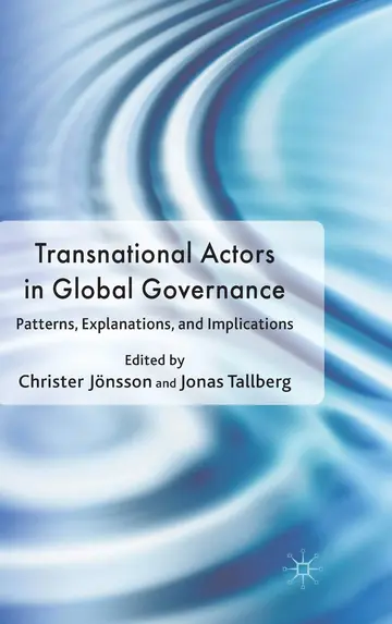 Cover of Transnational Actors in Global Governance