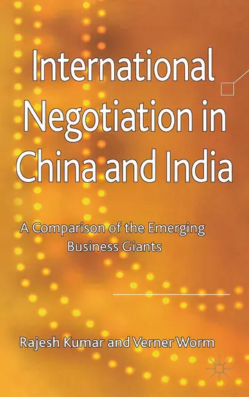 Cover of International Negotiation in China and India