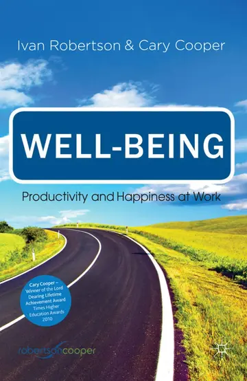 Cover of Well-being