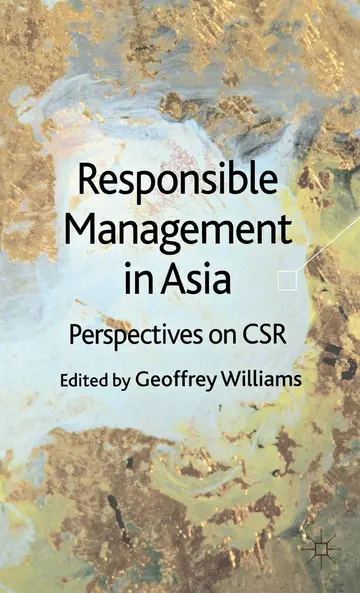 Cover of Responsible Management in Asia