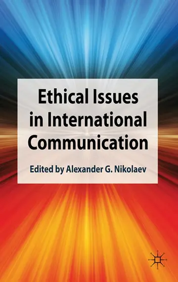 Cover of Ethical Issues in International Communication