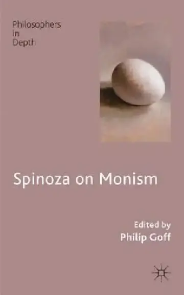 Cover of Spinoza on Monism
