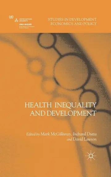 Cover of Health Inequality and Development
