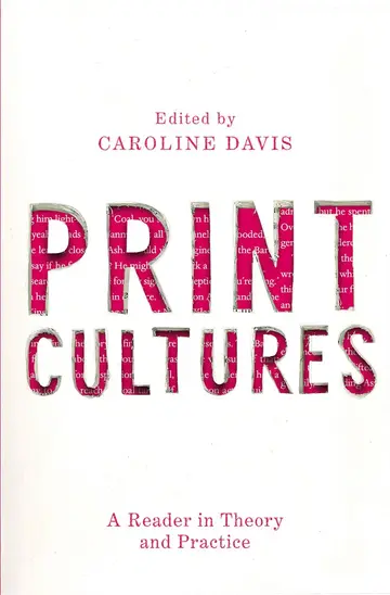 Cover of Print Cultures