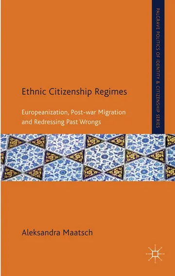 Cover of Ethnic Citizenship Regimes