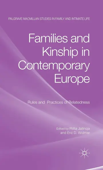 Cover of Families and Kinship in Contemporary Europe