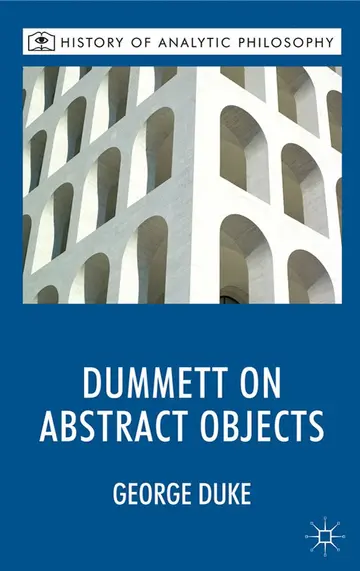 Cover of Dummett on Abstract Objects
