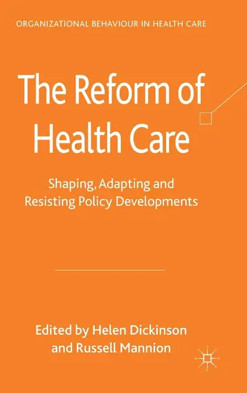 Cover of The Reform of Health Care