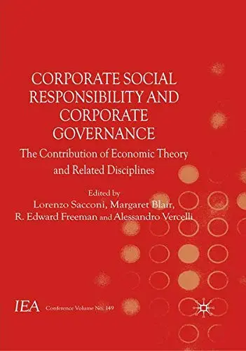 Cover of Corporate Social Responsibility and Corporate Governance