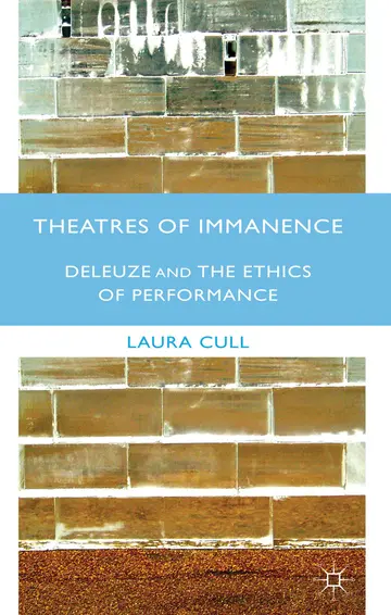Cover of Theatres of Immanence