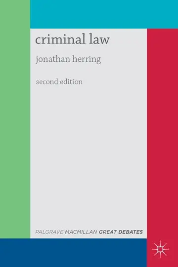 Cover of Great Debates in Criminal Law
