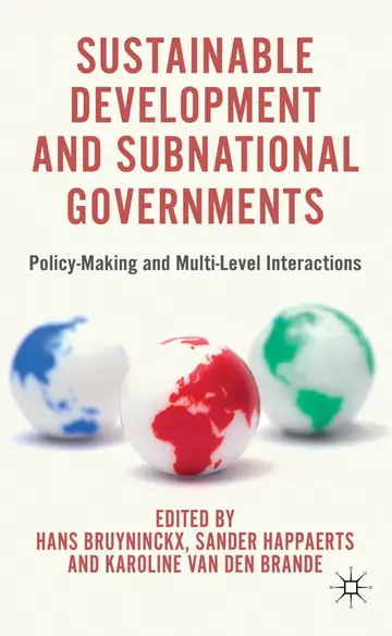 Cover of Sustainable Development and Subnational Governments
