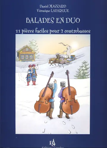 Cover of Massard Daniel / Lafargue Véronique Balades en duo pour 2 contrebasses