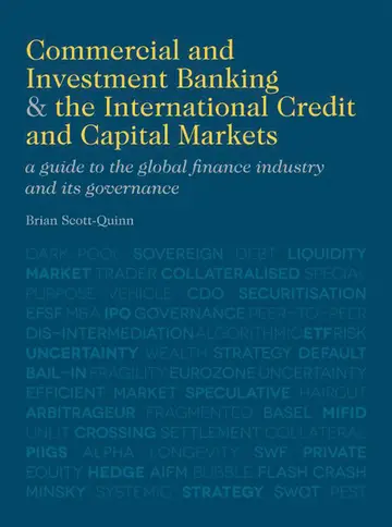 Cover of Commercial and Investment Banking and the International Credit and Capital Markets