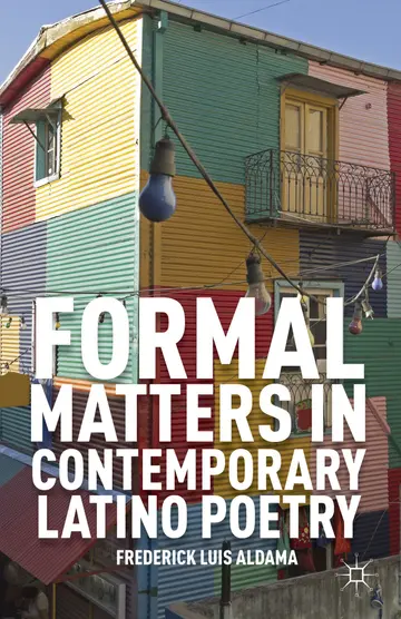 Cover of Formal Matters in Contemporary Latino Poetry