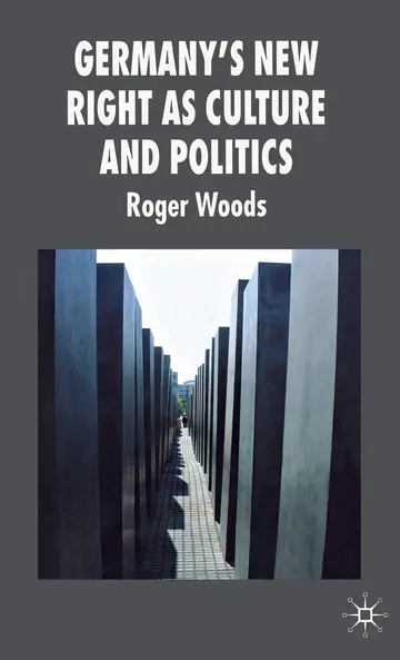 Cover of Germany's New Right as Culture and Politics