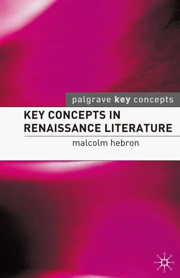 Cover of Key Concepts in Renaissance Literature