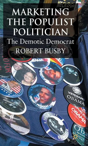 Cover of Marketing the Populist Politician