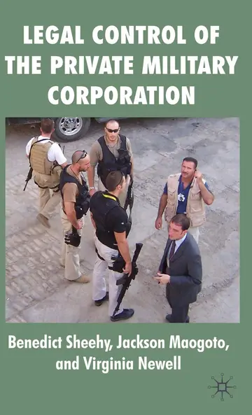 Cover of Legal Control of the Private Military Corporation