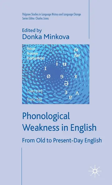 Cover of Phonological Weakness in English