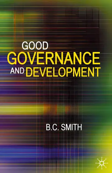 Cover of Good Governance and Development