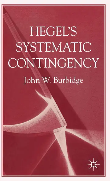Cover of Hegel's Systematic Contingency