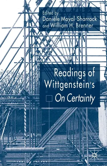 Cover of Readings of Wittgenstein's on Certainty