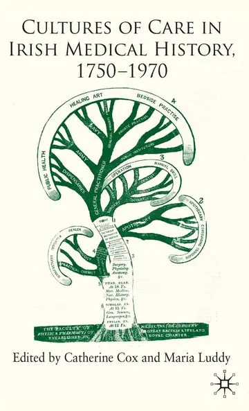 Cover of Cultures of Care in Irish Medical History, 1750-1970