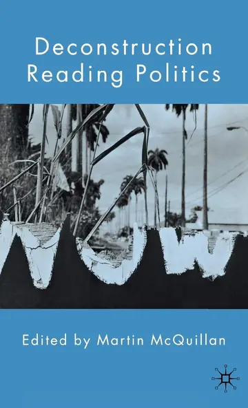 Cover of Deconstruction Reading Politics