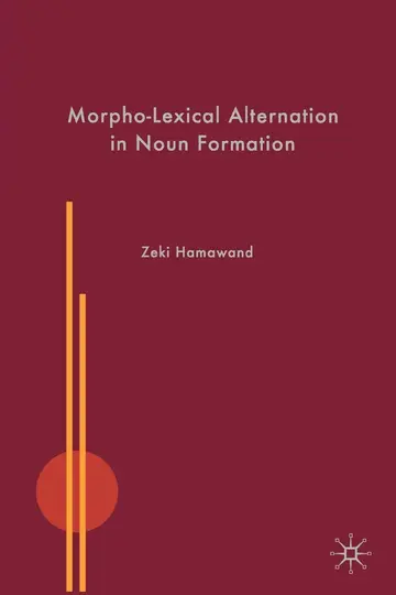 Cover of Morpho-Lexical Alternation in Noun Formation