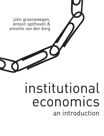 Cover of Institutional Economics