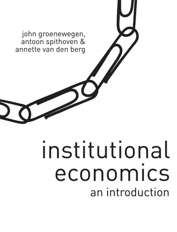 Cover of Institutional Economics