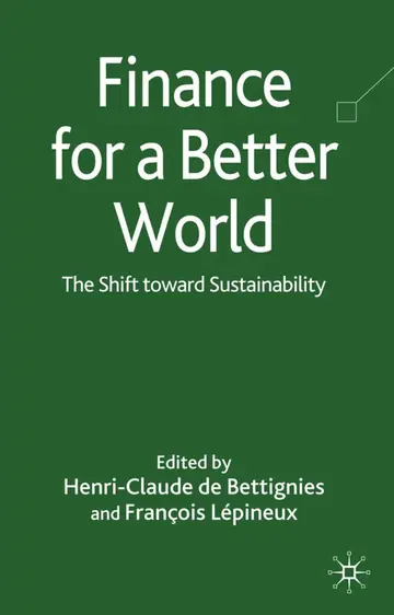 Cover of Finance for a Better World