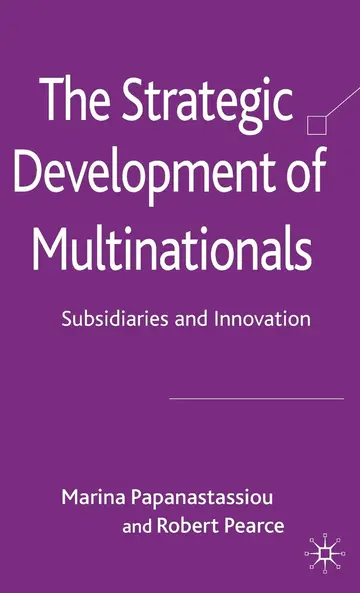 Cover of The Strategic Development of Multinationals