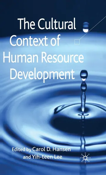 Cover of The Cultural Context of Human Resource Development