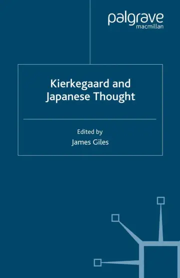 Cover of Kierkegaard and Japanese Thought