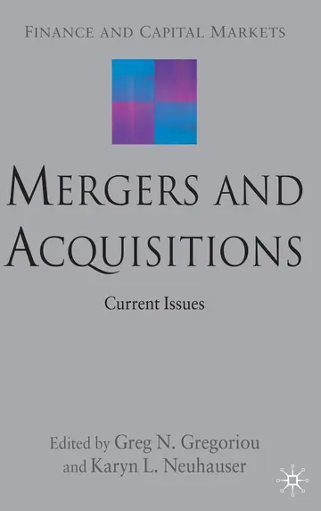 Cover of Mergers and Acquisitions
