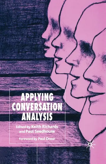 Cover of Applying Conversation Analysis
