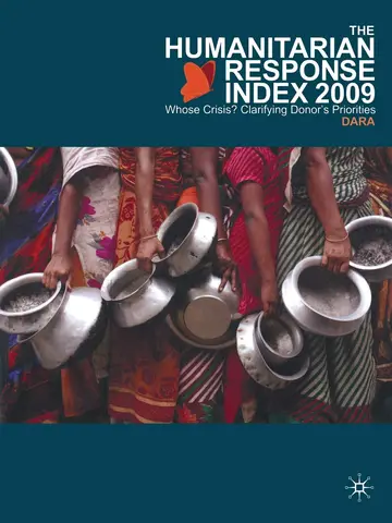 Cover of The Humanitarian Response Index (HRI) 2009