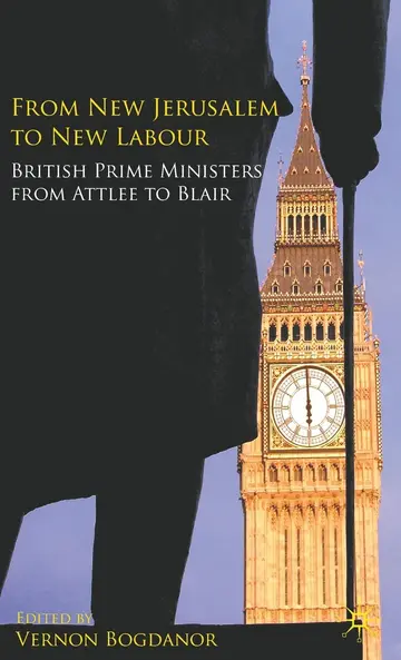 Cover of From New Jerusalem to New Labour