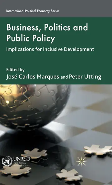 Cover of Business, Politics and Public Policy