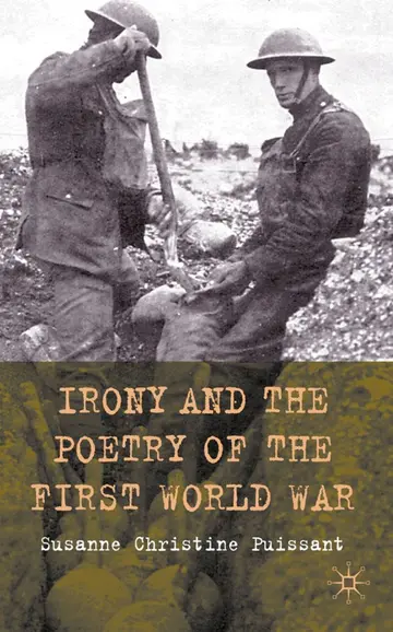 Cover of Irony and the Poetry of the First World War