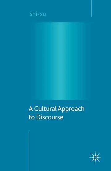 Cover of A Cultural Approach to Discourse