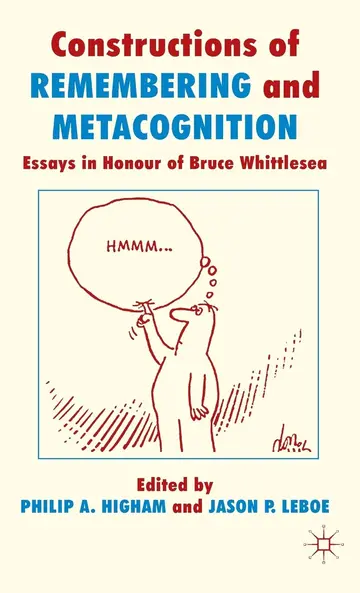 Cover of Constructions of Remembering and Metacognition